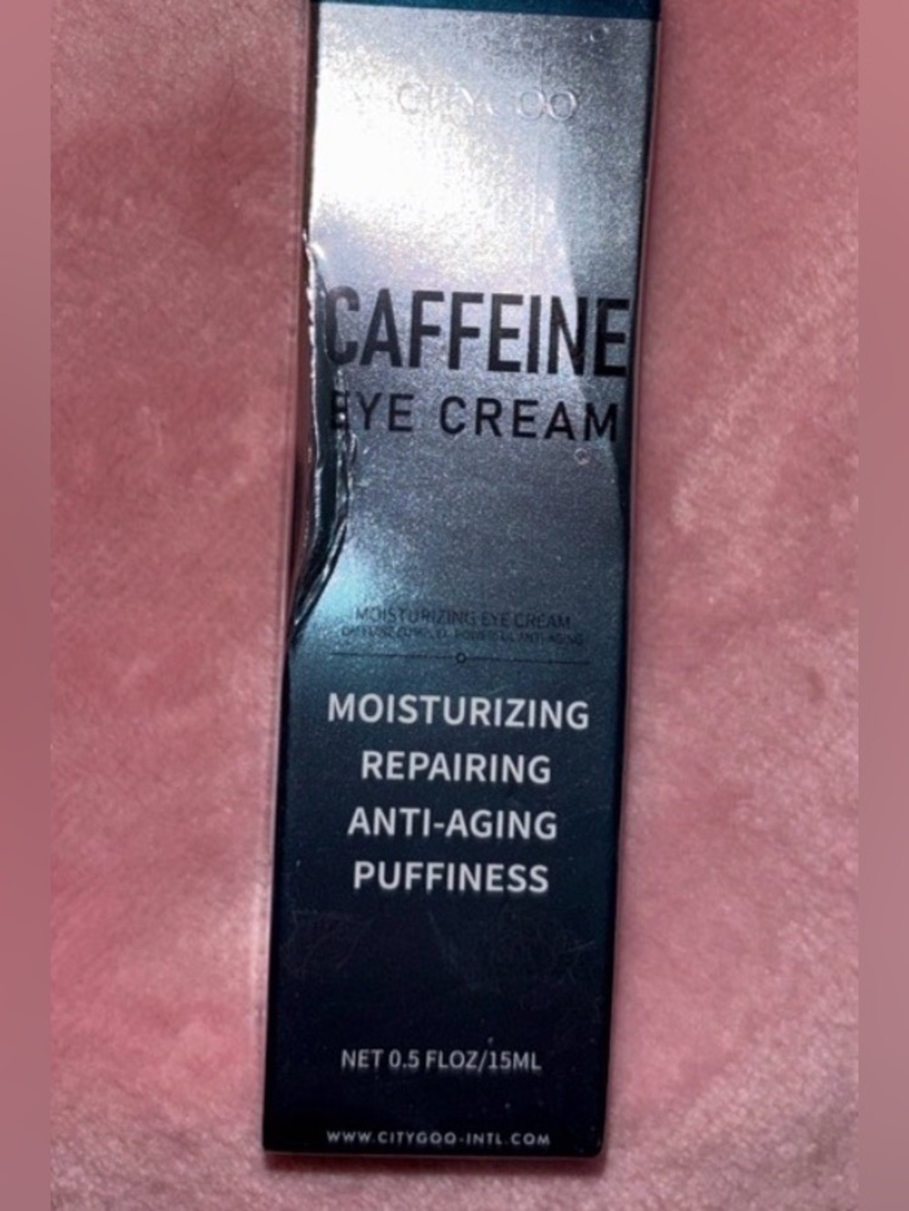 CITYGOO Caffeine Eye Cream - Moisturizing Repairing Anti-Aging